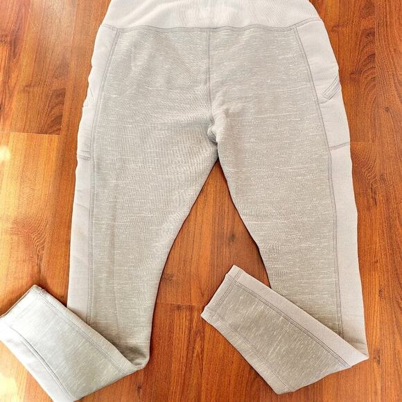 ATHLETA SMALL GRAY THERMAL SOFT LEGGINGS - Picture 6 of 8